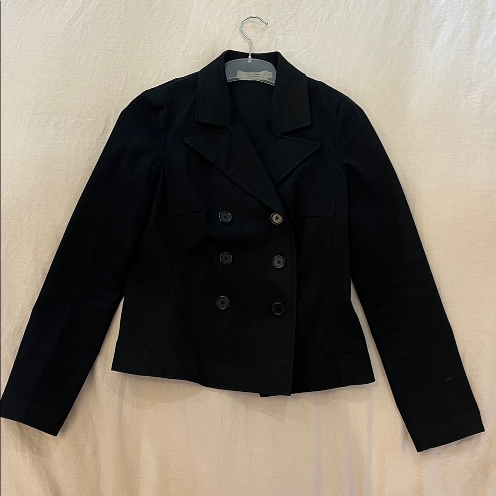 Comptoir des Cotonniers Double Breasted Cotton Jacket - Picture 2 of 5